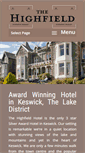 Mobile Screenshot of highfieldkeswick.co.uk